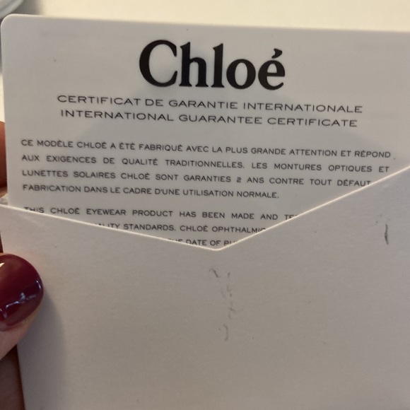 NWOT Chloe Rose Gold Clear CE635S Sunglasses with Case - Picture 8 of 10